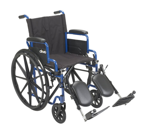 Blue Streak Wheelchair with Flip Back Desk Arms