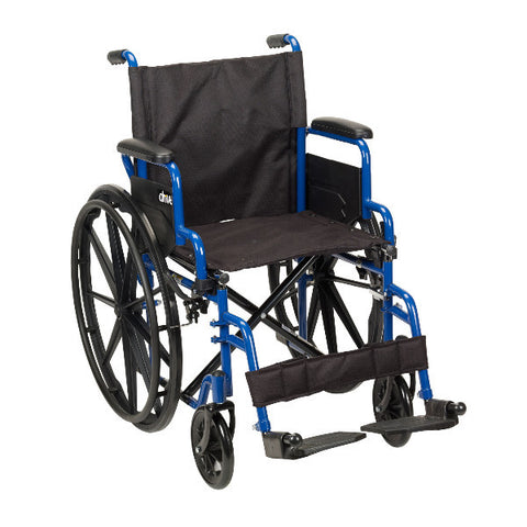 Blue Streak Wheelchair with Flip Back Desk Arms - CSA Medical Supply