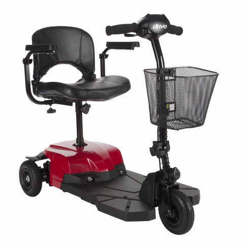 Bobcat X3 Compact Transportable Power Mobility Scooter, 3 Wheel, Red - CSA Medical Supply