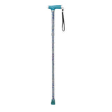 Folding Cane with Glow Gel Grip Handle by Drive Medical