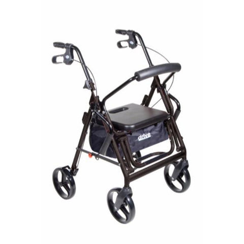 Duet Dual Function Transport Wheelchair Walker Rollator - CSA Medical Supply