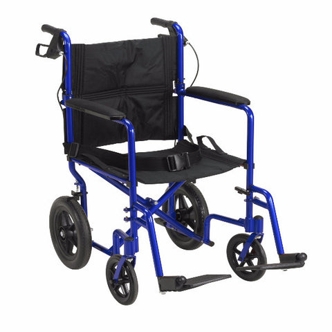Expedition Lightweight Transport Wheelchair with Hand Brakes
