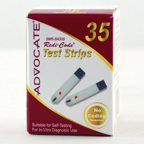 Advocate Redi-Code Plus Test Strips - CSA Medical Supply