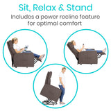 Vive Large Massage Lift Chair