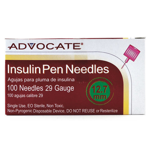 Advocate Pen Needles - 31G x 8mm 100/box