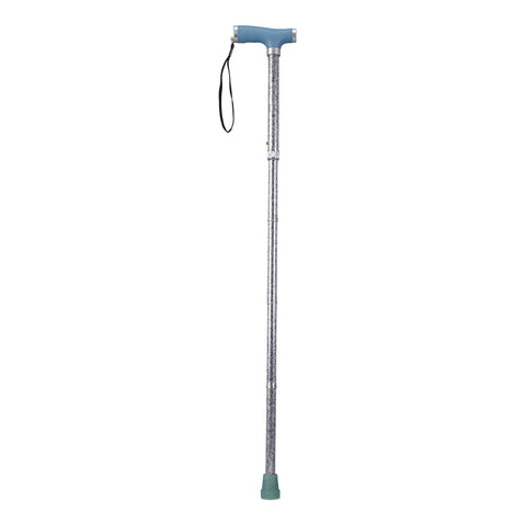 Folding Cane with Glow Gel Grip Handle by Drive Medical