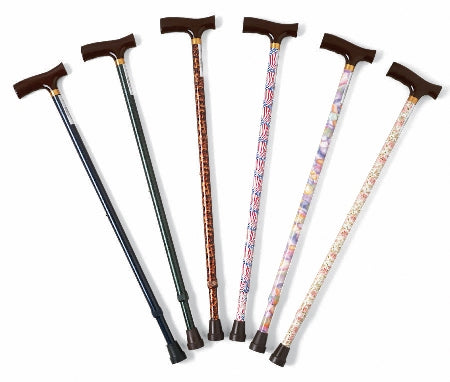 Medline Fashion Canes with Maple Handle