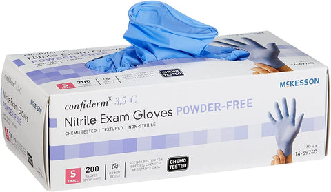McKesson Confiderm 3.5C Nitrile Latex-Free Chemo Tested Exam Gloves