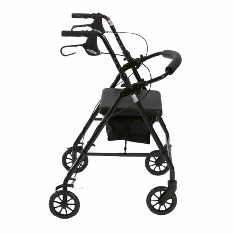 Drive Medical Foldable Aluminum Rollator with 6" Wheels