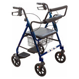 Roscoe Transport Rollator With Padded Seat