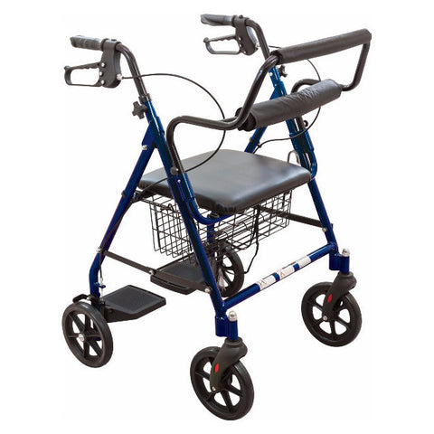 Roscoe Transport Rollator With Padded Seat - CSA Medical Supply
