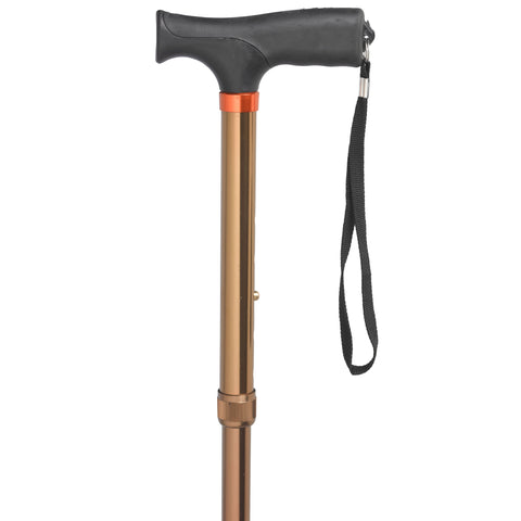 Soft Handle Folding Cane by Drive Medical