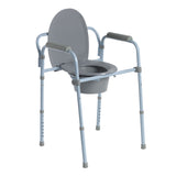 Drive Medical Folding Steel Commode