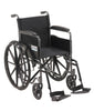 Silver Sport 1 Wheelchair with Full Arms and Swing away Removable Footrest - CSA Medical Supply