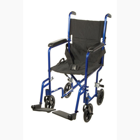 Drive Medical Aluminum Transport Wheel Chair 17"