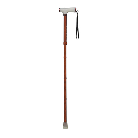 Folding Cane with Glow Gel Grip Handle by Drive Medical